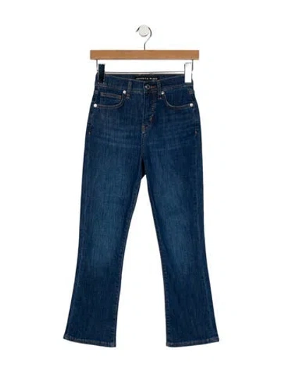 Pre-owned Veronica Beard Mid-rise Straight Leg Jeans In Blue