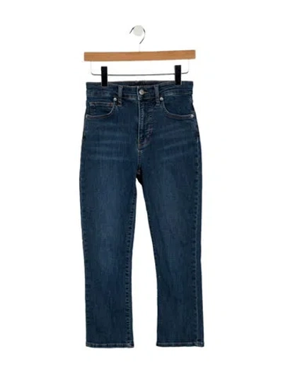 Pre-owned Veronica Beard Mid-rise Straight Leg Jeans In Blue