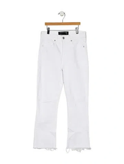 Pre-owned Veronica Beard Mid-rise Straight Leg Jeans In Blue