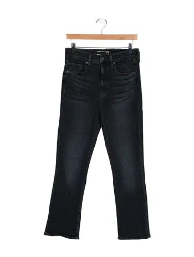 Pre-owned Veronica Beard Mid-rise Straight Leg Jeans In Blue