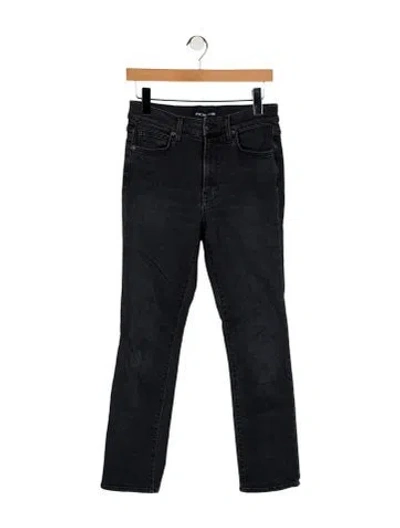 Pre-owned Veronica Beard Mid-rise Straight Leg Jeans In Blue