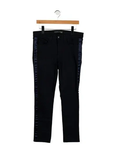 Pre-owned Veronica Beard Mid-rise Straight Leg Jeans In Blue