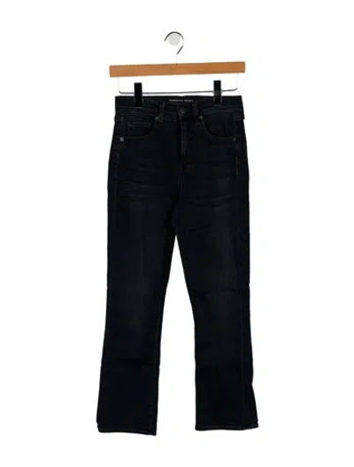 Pre-owned Veronica Beard Mid-rise Straight Leg Jeans In Blue