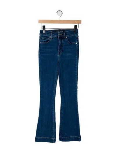 Pre-owned Veronica Beard Mid-rise Straight Leg Jeans In Blue