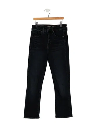 Pre-owned Veronica Beard Mid-rise Straight Leg Jeans In Blue