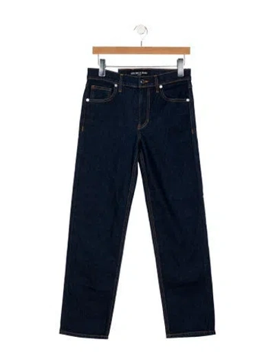 Pre-owned Veronica Beard Mid-rise Straight Leg Jeans In Blue