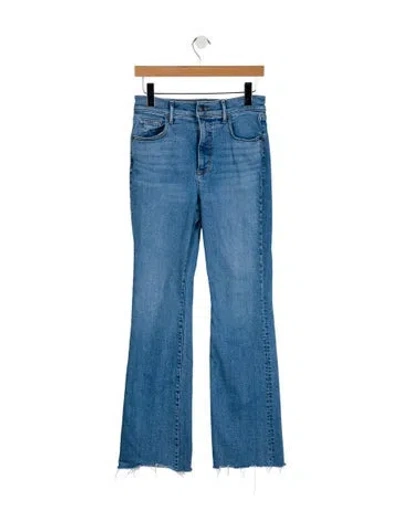 Pre-owned Veronica Beard Mid-rise Straight Leg Jeans In Blue