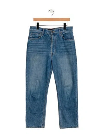 Pre-owned Veronica Beard Mid-rise Straight Leg Jeans In Blue
