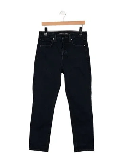 Pre-owned Veronica Beard Mid-rise Straight Leg Jeans In Blue