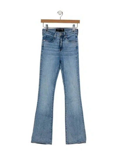 Pre-owned Veronica Beard Mid-rise Straight Leg Jeans In Blue