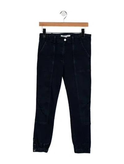 Pre-owned Veronica Beard Mid-rise Straight Leg Jeans In Blue