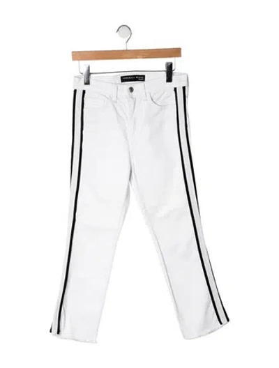 Pre-owned Veronica Beard Mid-rise Straight Leg Jeans In Multicolor