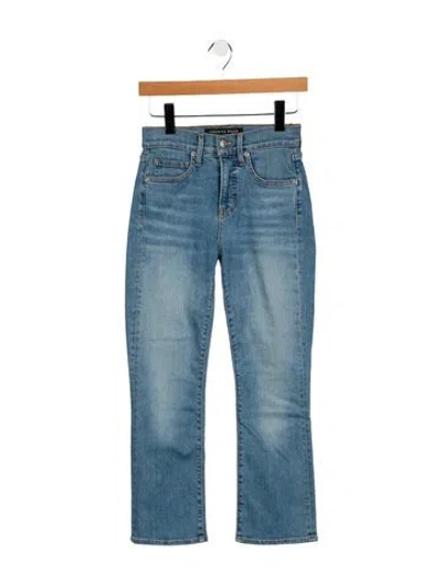 Pre-owned Veronica Beard Mid-rise Straight Leg Jeans W/ Tags In Blue