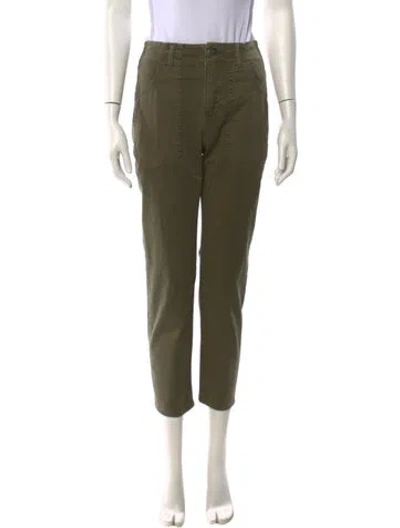 Pre-owned Veronica Beard Mid-rise Straight Leg Jeans W/ Tags In Green