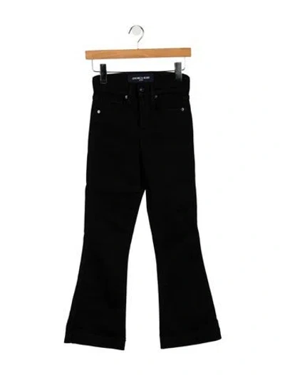 Pre-owned Veronica Beard Mid-rise Wide Leg Jeans In Black