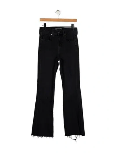 Pre-owned Veronica Beard Mid-rise Wide Leg Jeans In Blue