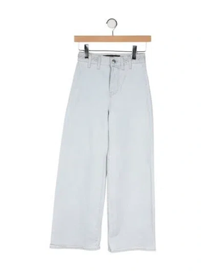 Pre-owned Veronica Beard Mid-rise Wide Leg Jeans In Blue