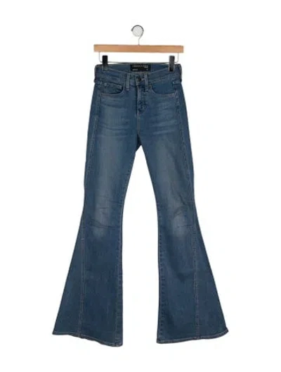 Pre-owned Veronica Beard Mid-rise Wide Leg Jeans In Blue