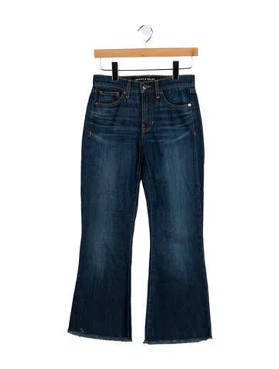 Pre-owned Veronica Beard Mid-rise Wide Leg Jeans In Blue