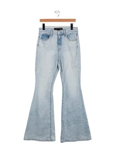 Pre-owned Veronica Beard Mid-rise Wide Leg Jeans In Blue