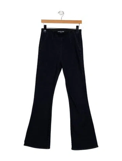 Pre-owned Veronica Beard Mid-rise Wide Leg Jeans In Blue