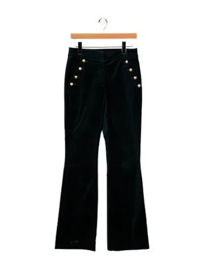 Pre-owned Veronica Beard Mid-rise Wide Leg Jeans In Blue