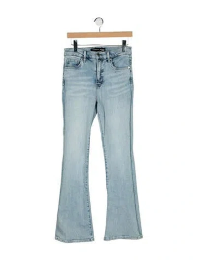 Pre-owned Veronica Beard Mid-rise Wide Leg Jeans In Blue
