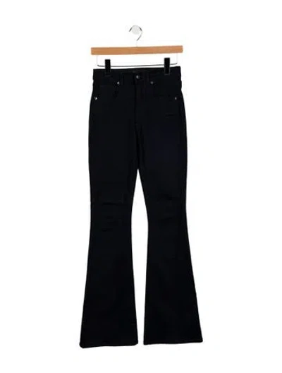 Pre-owned Veronica Beard Mid-rise Wide Leg Jeans In Blue