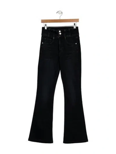 Pre-owned Veronica Beard Mid-rise Wide Leg Jeans In Blue