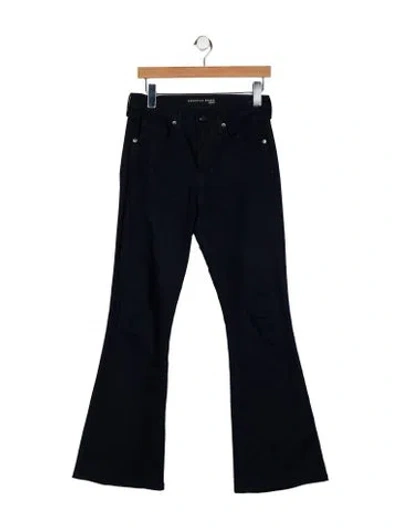 Pre-owned Veronica Beard Mid-rise Wide Leg Jeans In Blue