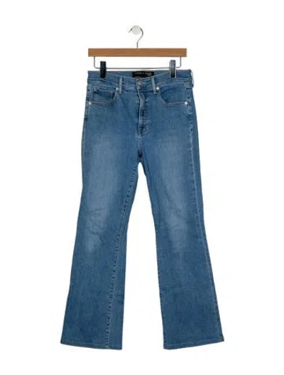 Pre-owned Veronica Beard Mid-rise Wide Leg Jeans In Blue