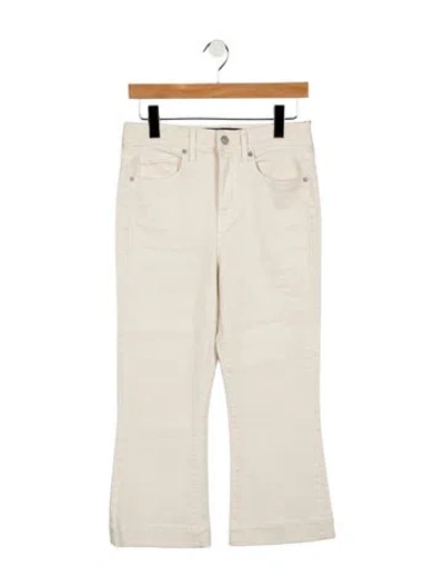 Pre-owned Veronica Beard Mid-rise Wide Leg Jeans In Neutral