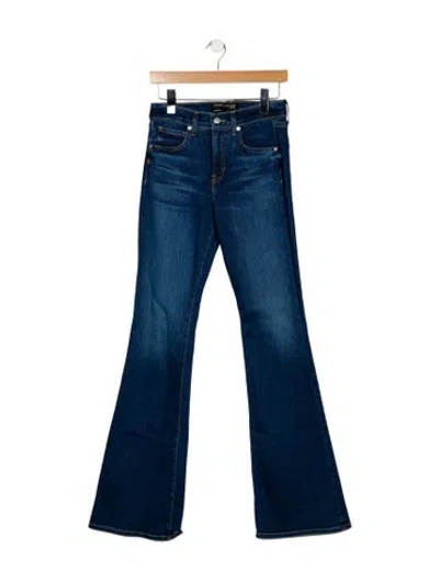 Pre-owned Veronica Beard Mid-rise Wide Leg Jeans W/ Tags In Blue