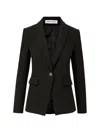 Veronica Beard Miller Stretch Crepe Dickey Jacket In Black