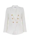 Veronica Beard Miller Buttoned Jacket In White