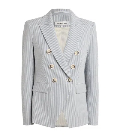 Veronica Beard Miller Dickey Blazer In Blue