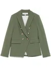 Veronica Beard Miller Dickey Blazer In Grün
