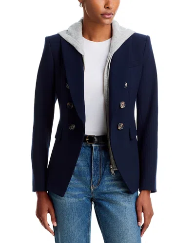 Veronica Beard Miller Dickey Jacket & Hoodie Dickey In Blue