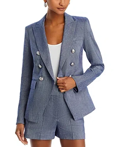 Veronica Beard Miller Dickey Jacket In Blue Melange