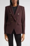 Veronica Beard Miller Dickey Jacket In Burgundy