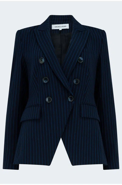 Veronica Beard Miller Dickey Jacket In Navy Royal In Blue