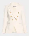Veronica Beard Miller Dickey Jacket In Off White With Gold Buttons