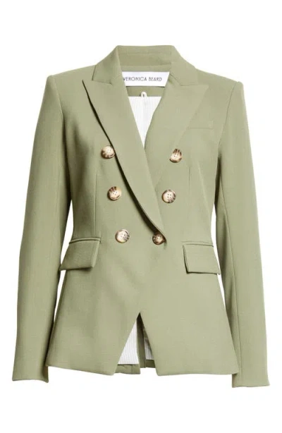 Veronica Beard Miller Dickey Jacket In Stone Army