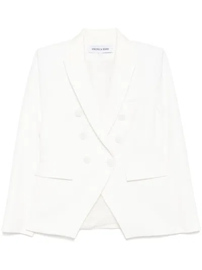 Veronica Beard Miller Dickey Jacke In Weiss
