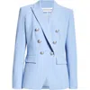 Veronica Beard Miller Double Breasted Dickey Jacket In Hydrangea