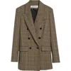 Veronica Beard Miller Houndstooth Check Dickey Jacket In Multi
