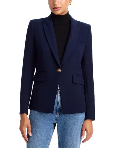 Veronica Beard Miller Single Breasted Blazer In Blue
