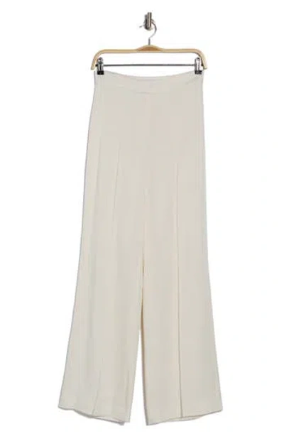 Veronica Beard Millicent Wide Leg Pants In Winter White