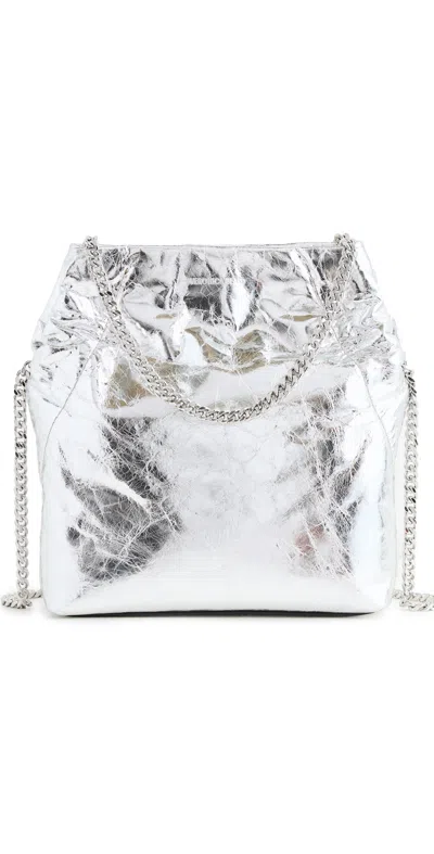 Veronica Beard Mini Chain Shoulder Bag Silver