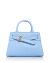 Veronica Beard Mini Dash Top Handle Bag In Light Blue